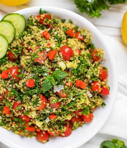 طرز تهیه سالاد تبوله