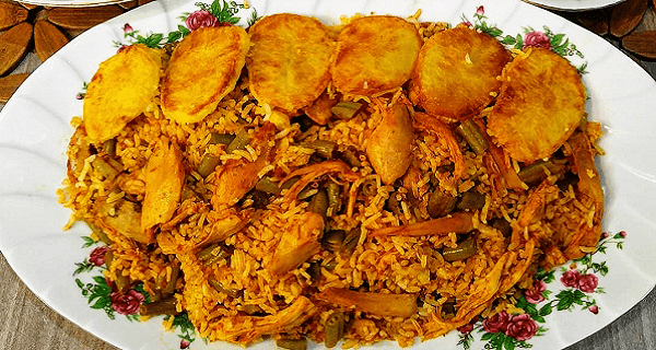 لوبیا پلو